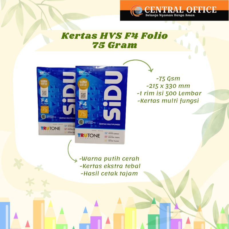 

Kertas hvs A4 75 gsm sinar dunia/kertas HVS A4s 75 gsm sinar dunia/Kertas HVS F4 75 gsm sinar dunia/Kertas fotocopy