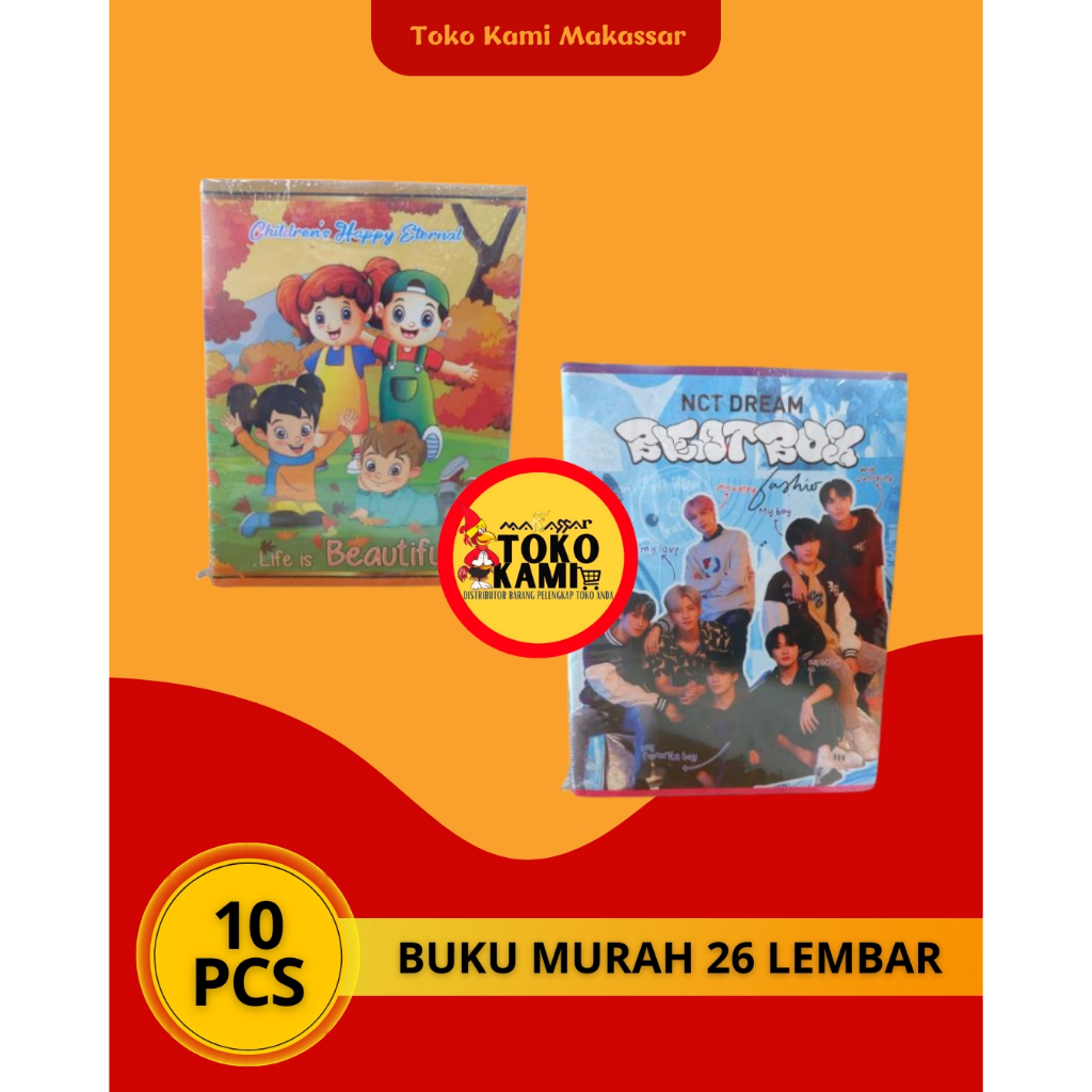 

BUKU TULIS MURAH SEMAR 26 dan 30 Lembar isi 10 pcs Bisa kurir instan