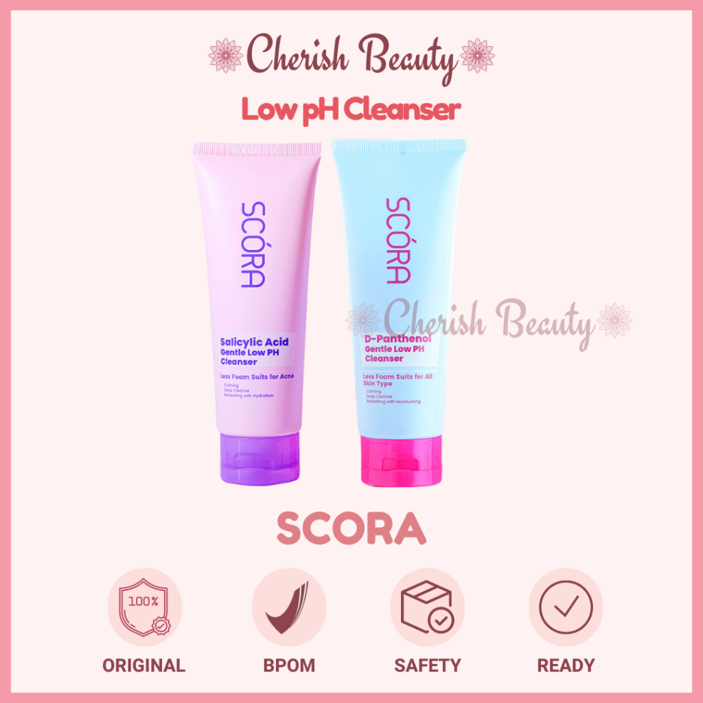 SCORA D-Panthenol Gentle Low pH Cleanser Sabun Cuci Muka Facial Face Wash Panthenol Skora Pembersih