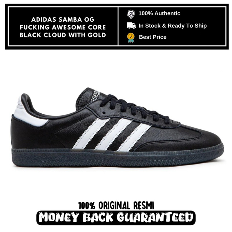 Adidas Samba OG x Fucking Awesome Black - 100% Original Resmi