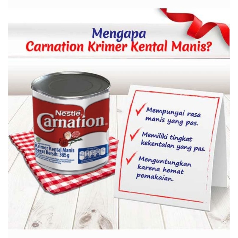 

Carnation susu kental manis kaleng 365gr