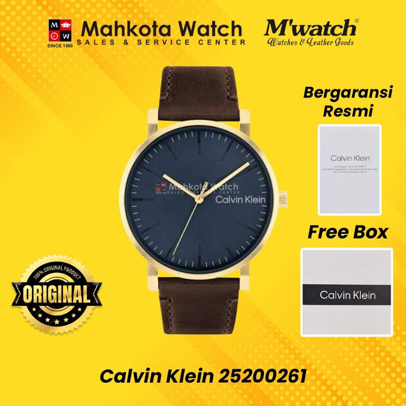 JAM TANGAN PRIA CALVIN KLEIN 25200261 ORIGINAL