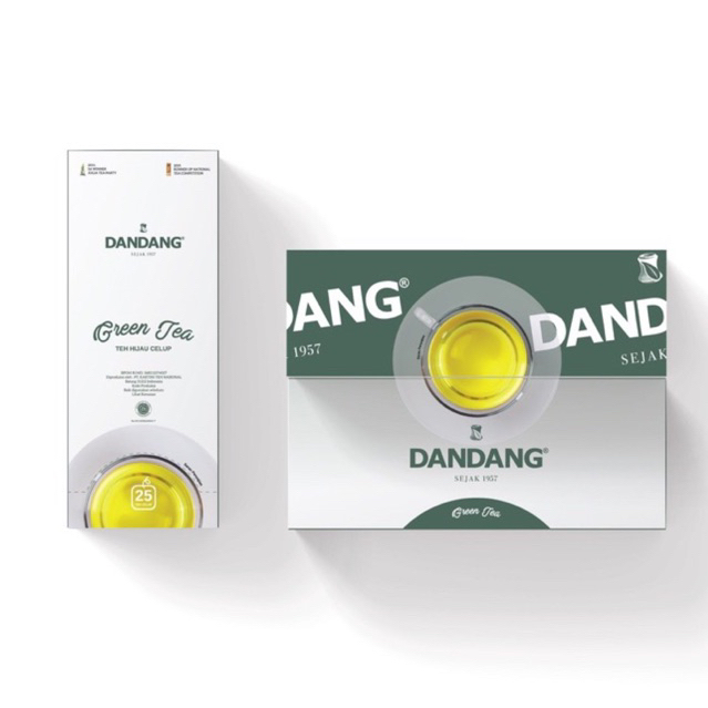 

Teh dandang green Tea teh celup isi 25 pcs