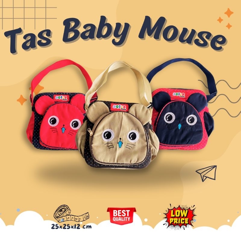 Tas Baby Mouse | Tas Traveling Bayi | Tas Bayi Baru Lahir | Tas Baby Newborn | Tas Bayi Murah | Tas 