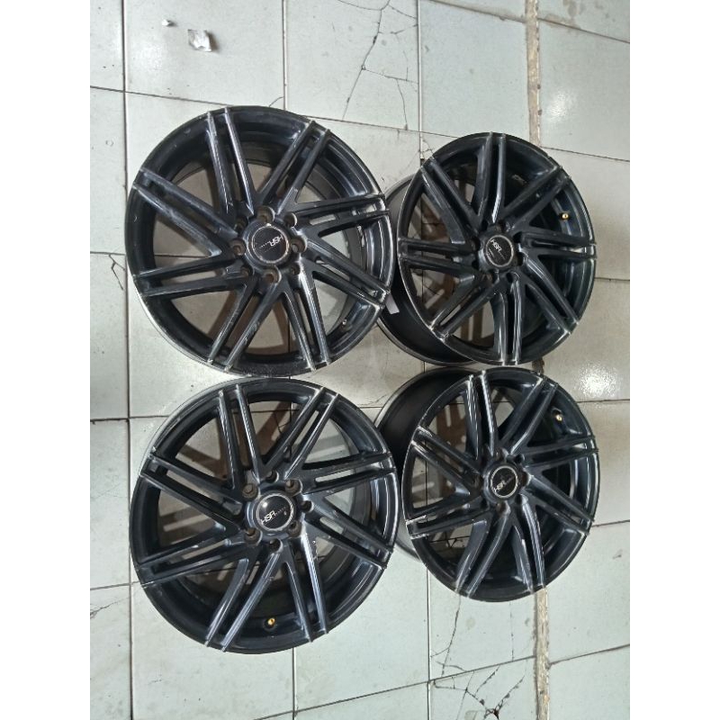 Velg Bekas HSR Ring 16 lebar 7 et 40 pcd 4x100 4x114