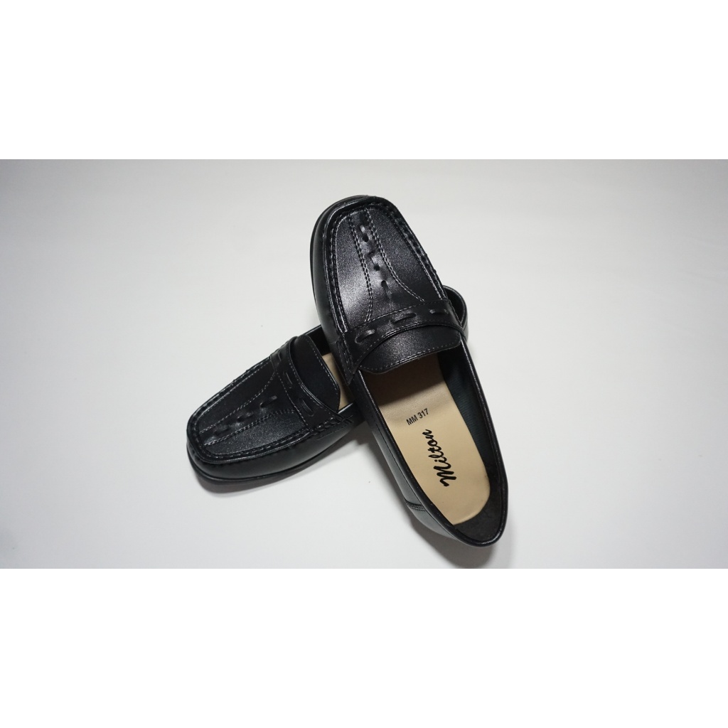 SEPATU MILTON PANTOFEL WANITA / PANTOFEL HITAM FORMAL WANITA MM317