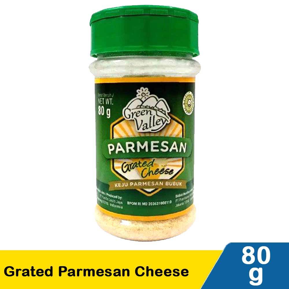 

green valley parmesan grated cheese 80gr