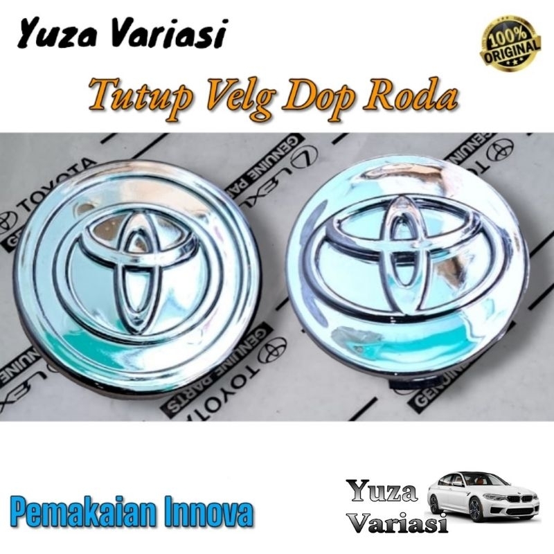 tutup velg dop roda innova 2005-2015 harga satuan // DOP VELG TUTUP AS RODA INNOVA 2005-2015 DIAMETE