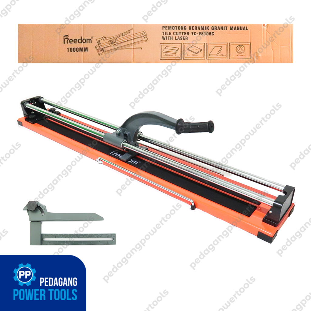 FREEDOM 40" Alat Potong Keramik Granit Manual 100 cm Tile Cutter Laser