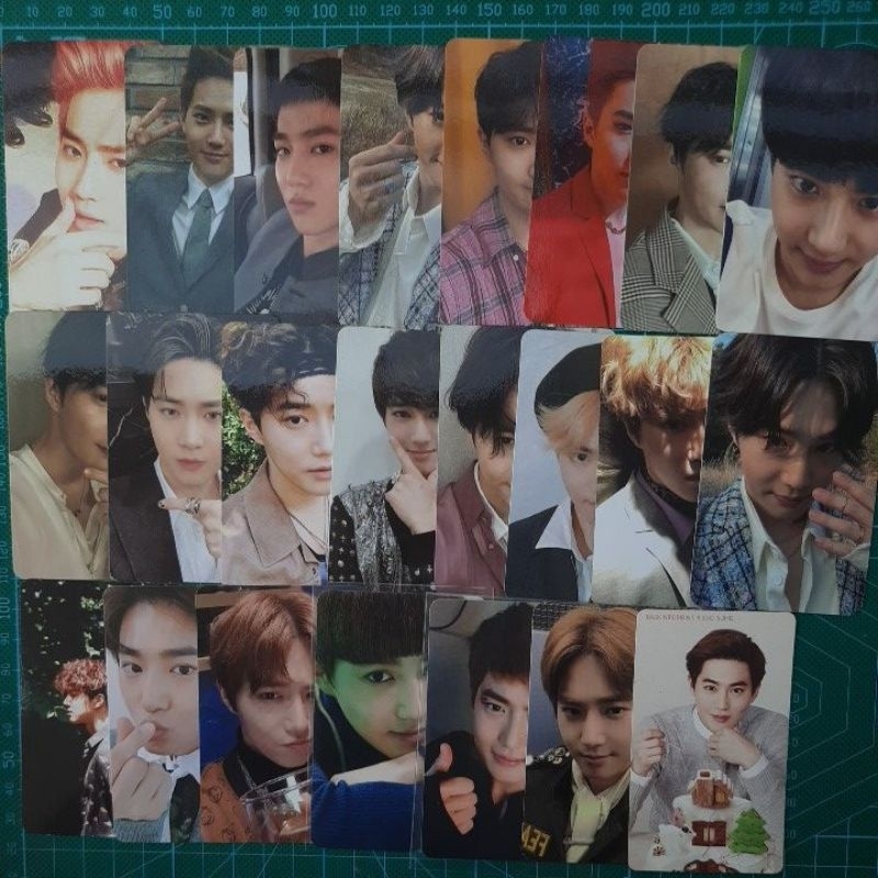 [EACH] exo suho official photocard pc album mama obsession loveshot tempo moderato universe for life