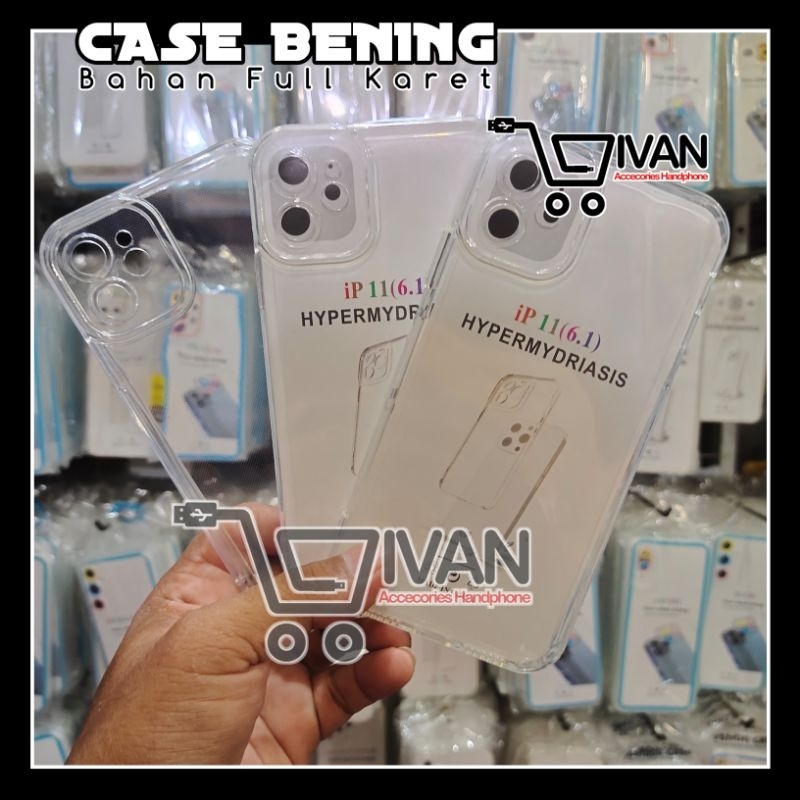 SOFT CASE BENING TRANSPARAN AIRBAG IP 11 SILIKON CASING PROTECT CAMERA