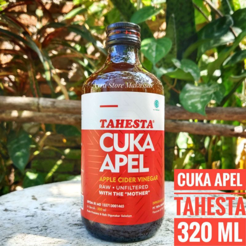 

Cuka Apel Tahesta Kemasan Baru 320 mL