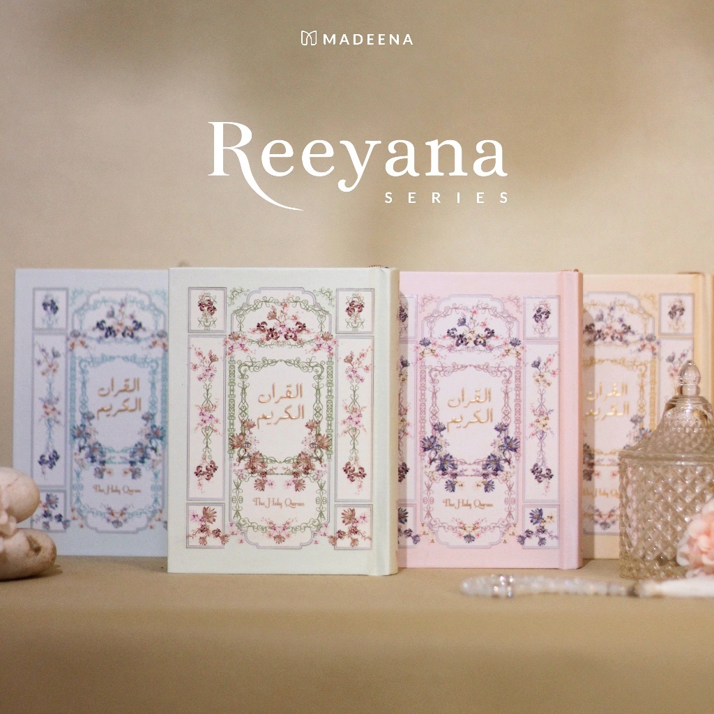 BISA TULIS NAMA - Alquran Terjemahan & Tajwid Aesthetic Reeyana Hard Cover