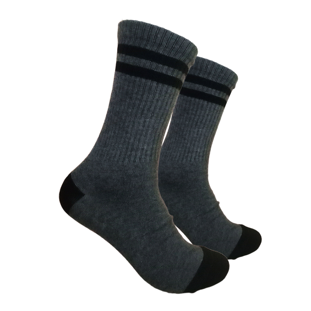 Kaos Kaki Oldschool - Kaos Kaki Skate - Motif Garis G39 - 4LAYER BENANG