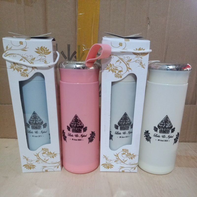 botol nice custom nama kemas bok motif