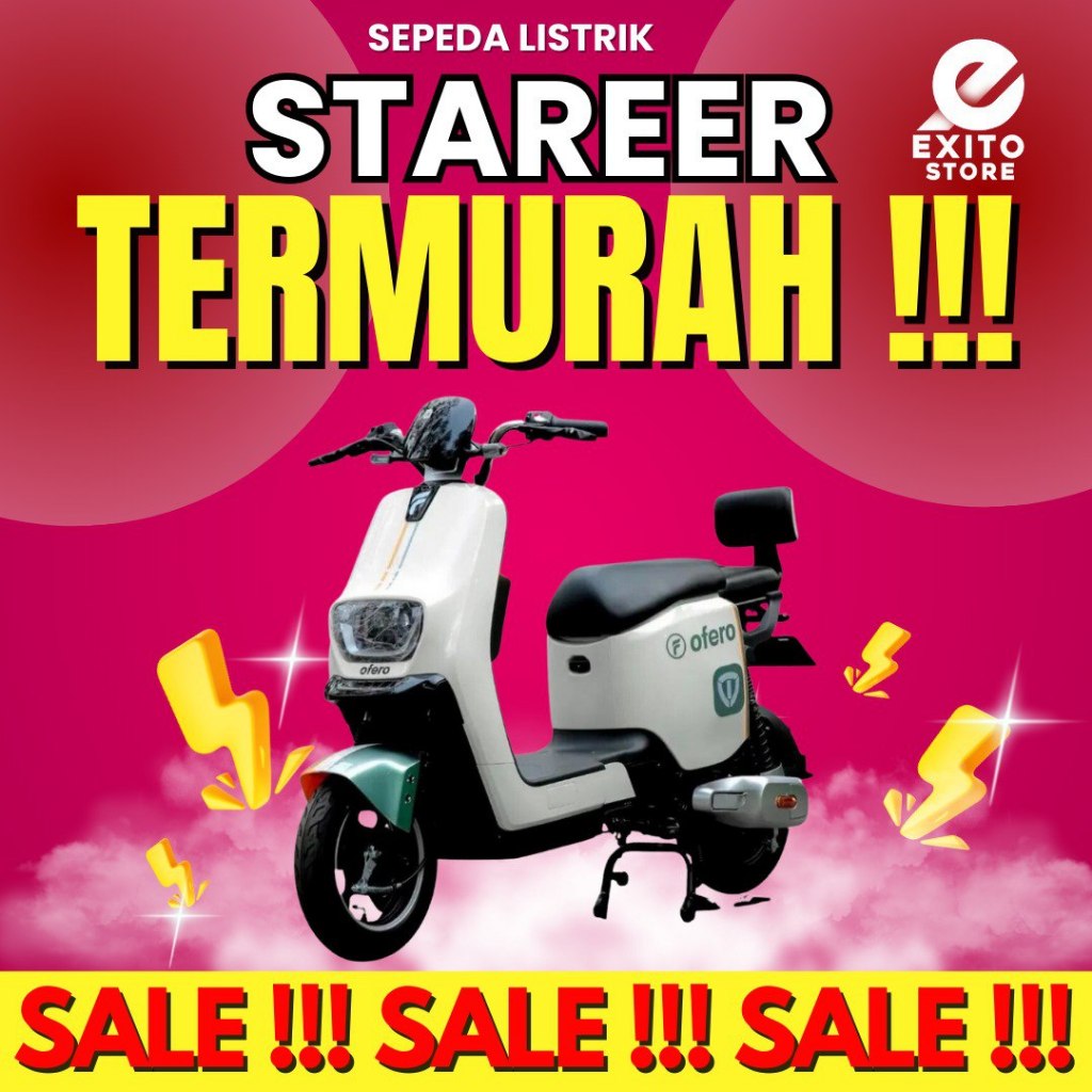 SEPEDA LISTRIK OVERO OFERO STAREER PRO