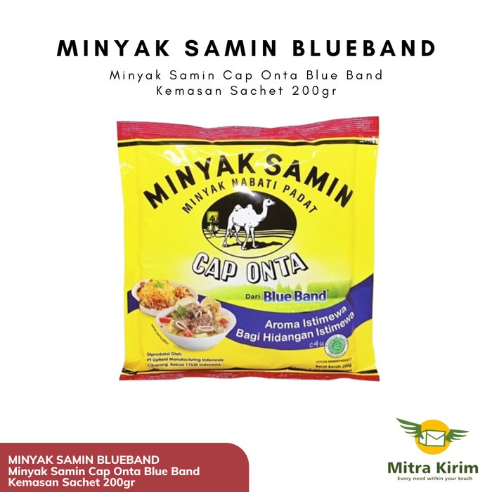 

Minyak Samin Cap Onta BlueBand 200gr