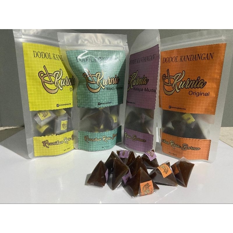 

dodol asli kandangan produksi KURNIA 5 varian rasa