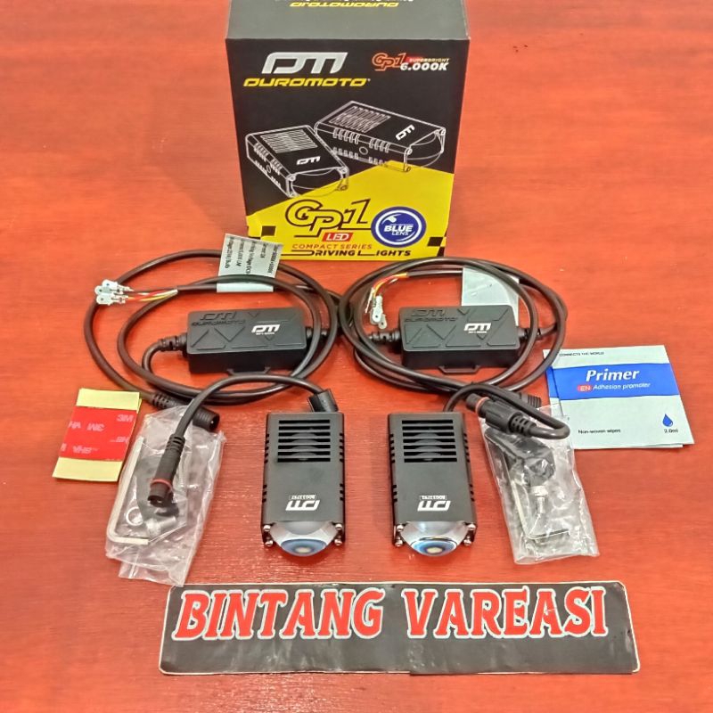 DUROMOTO GP1 MINI LASER SUPER SLIM | LAMPU MOTOR MOBIL SLIM | DUROMOTO GP 1
