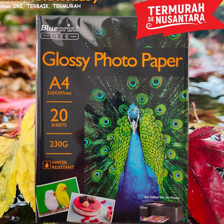 

Kes Foto Glossy A4 23 gram BLUEPRINT