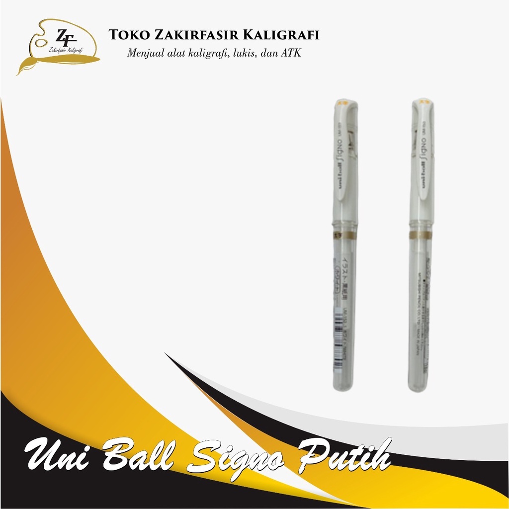 

UNI BALL SIGNO PUTIH/UNI-BALL SIGNO FINE UM-120AC WHITE PEN (GEL INK)