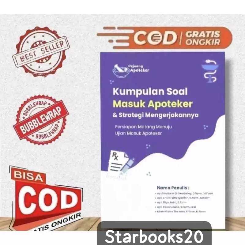Kumpulan soal masuk apoteker & Strategi mengerjakannya