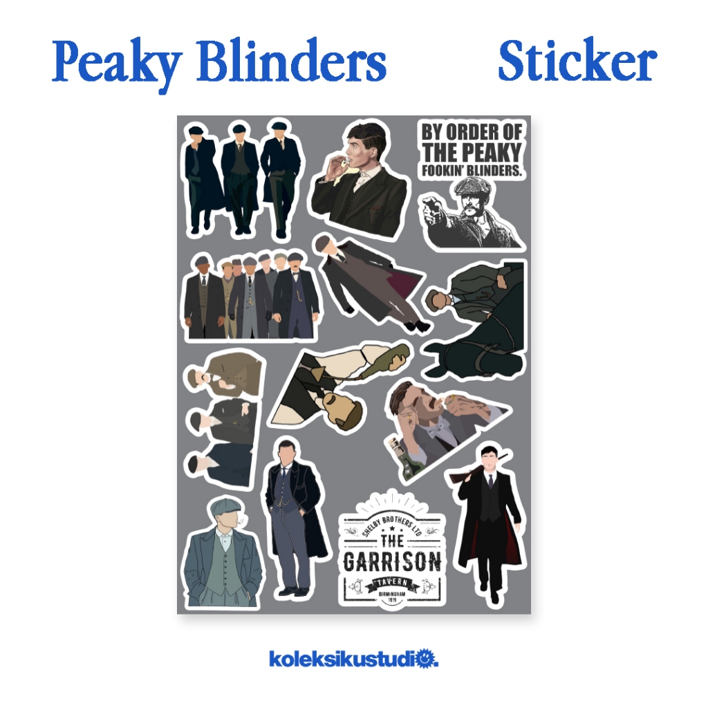 

Stiker Peaky Blinders Sticker Movie Film Series Aesthetic Lucu Stiker HP Laptop