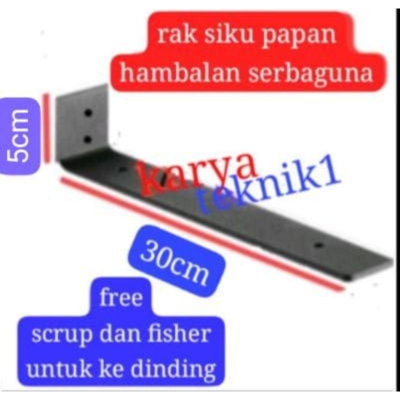 rak siku papan ambalan rak gantung tempel dinding besi siku papan ambalan rak gantung dinding rak si