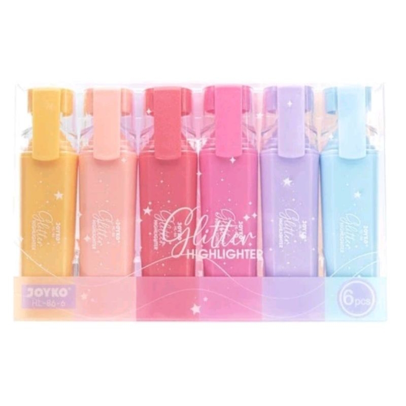 

Penanda Berwarna Highlighter Joyko HL-86 6 Warna.