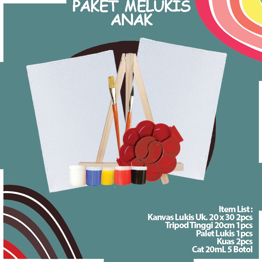 

Paket Melukis Kanvas Ukuran 2 x 3cm Tri Murah Komplit Berkualitas