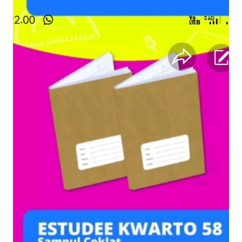 

Estudee Buku Tulis (kwarto58 isi 10)