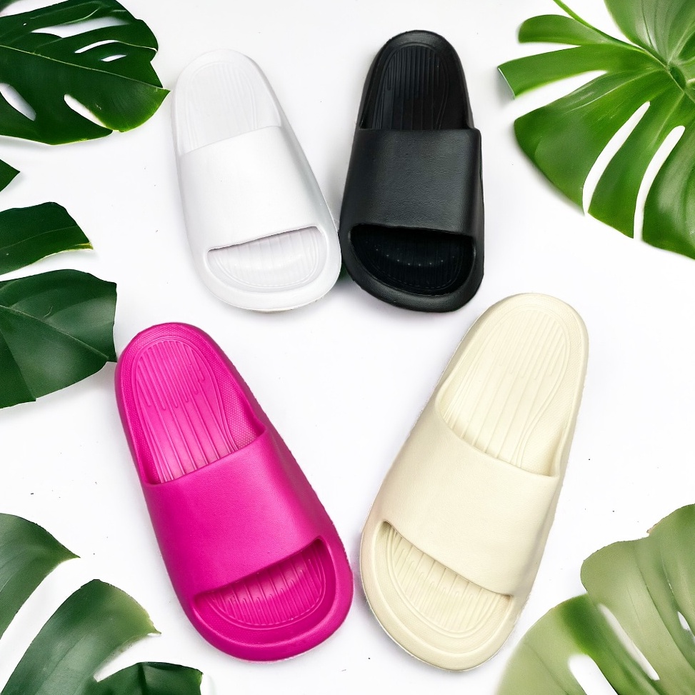 Terkini COLLIN sendal selop cewek sendal slip on A8236
