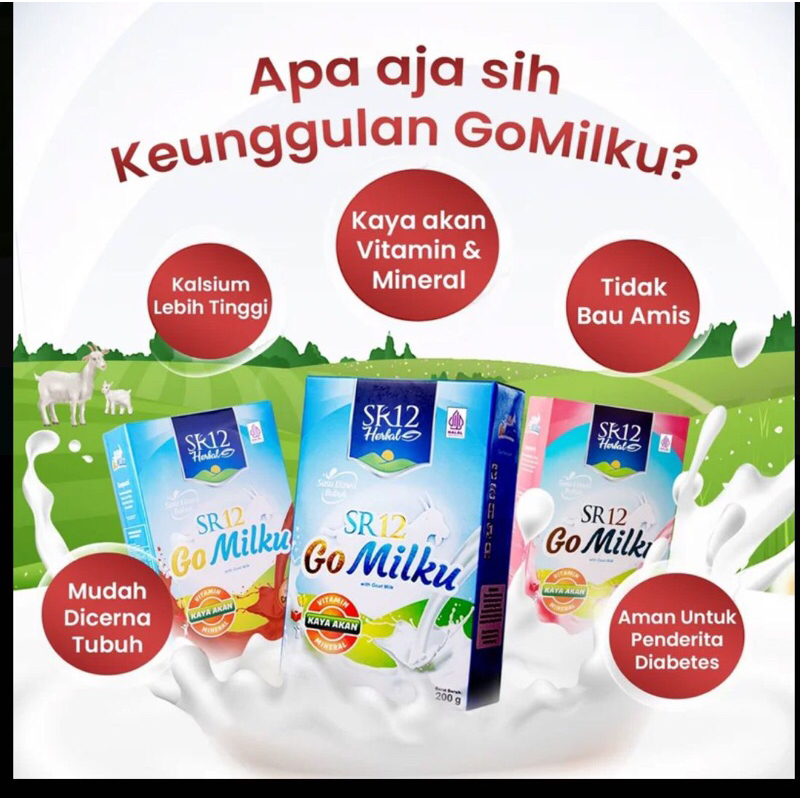 

Susu bubuk Etawa Go Milku dari SR12 600gr bermanfaat untuk menjaga kesehatan tubuh.