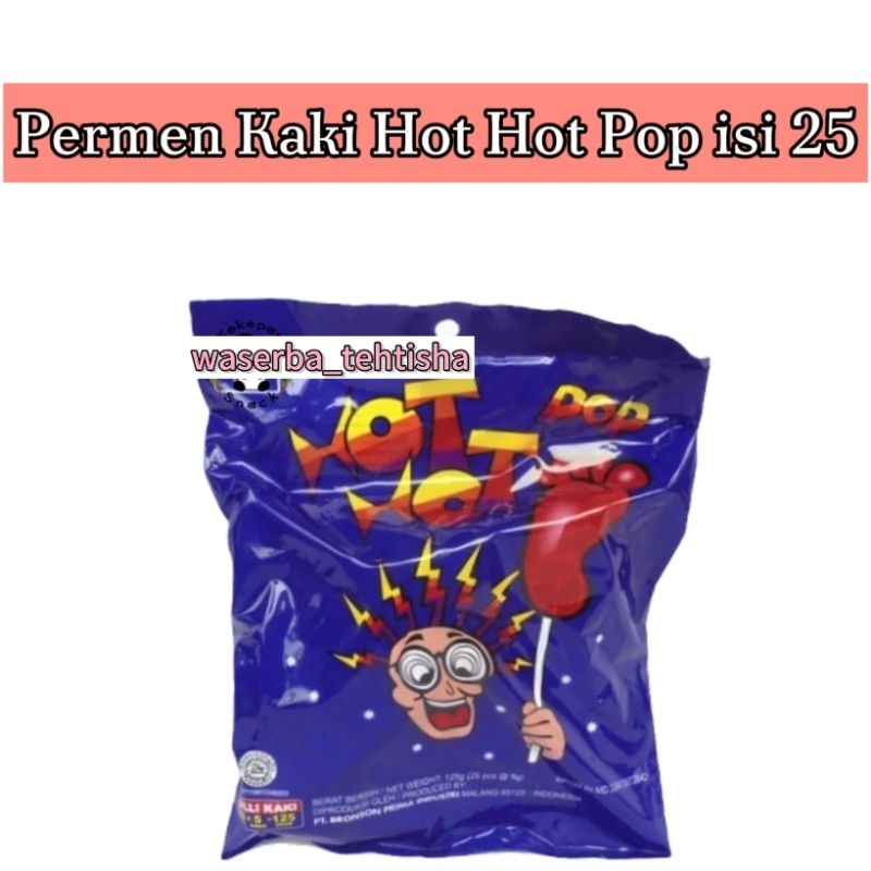 

waserba_tehtisha| PERMEN KAKI HOT HOT POP 1BUNGKUS ISI 25/ Permen kaki/ Permen Hot Pot