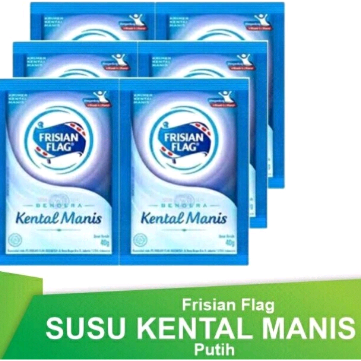 

susu bendera saset 1 pak isi 6 pcs