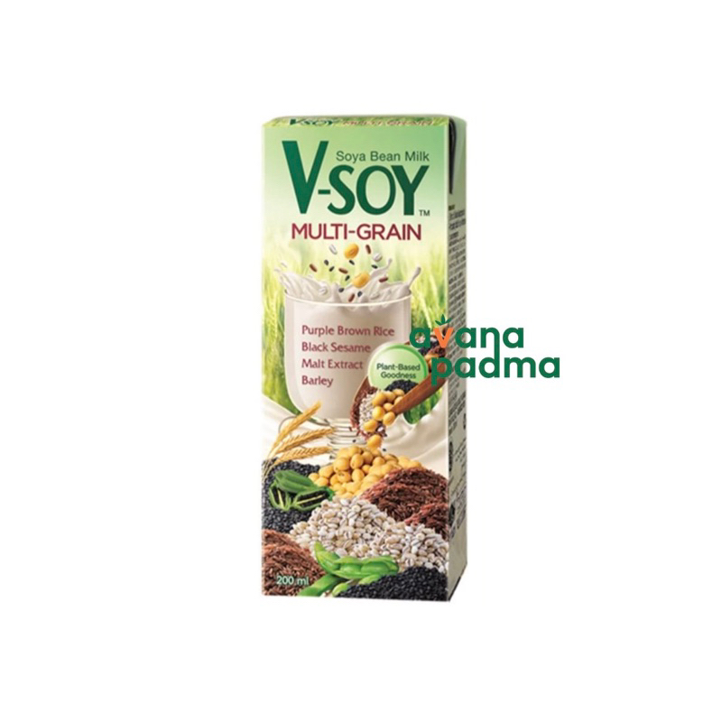 

V-Soy Soya Bean Milk Multi Grain (200ml)