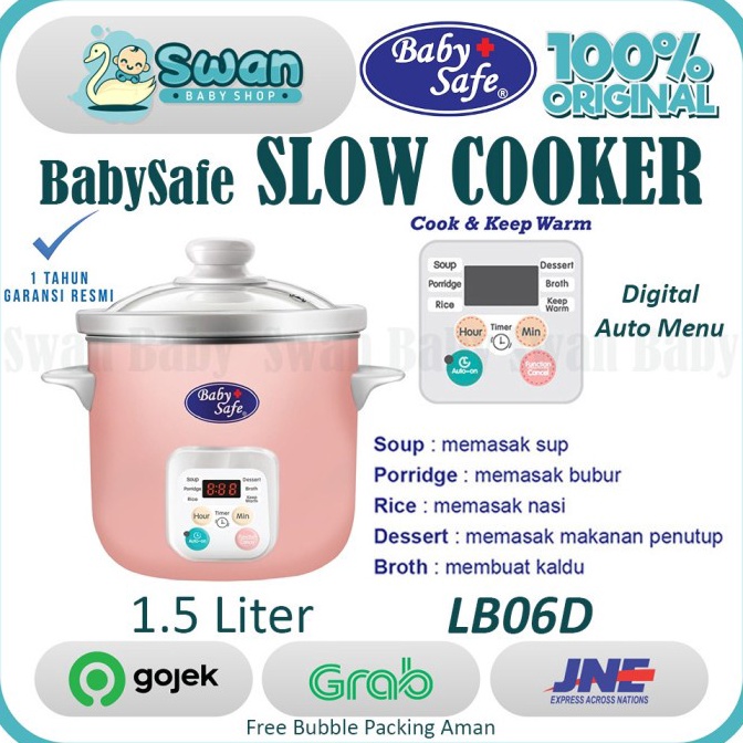 Terbaru Baby Safe Slow Cooker 15 L BabySafe SlowCooker