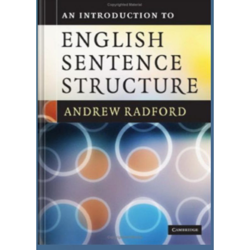 BUKU An Introduction to English Sentence Structure