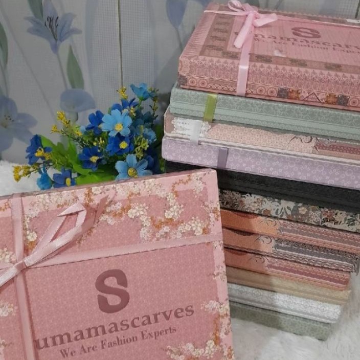 Restock Hijab Umama Box Premium Hijab Umama Scarves Motif Premium Free Bros