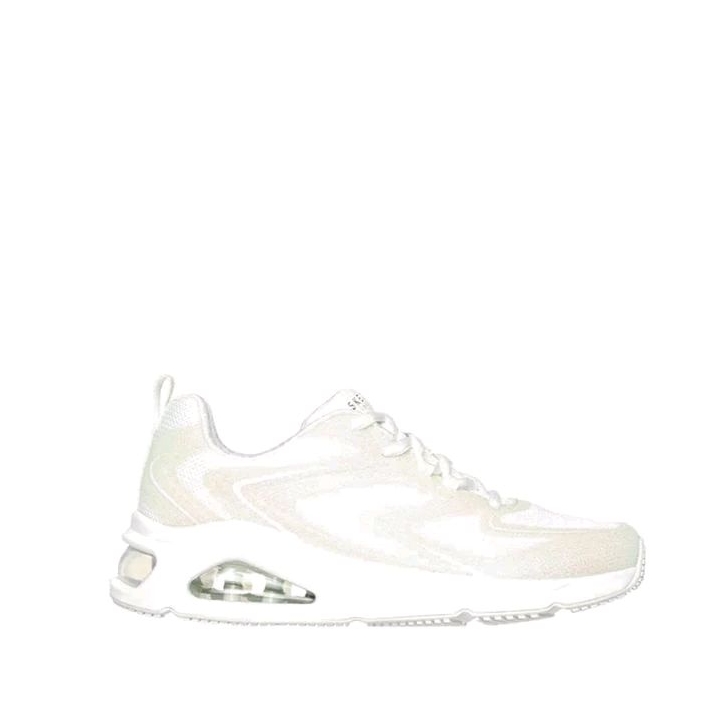 Skechers Tres-Air UNO Glitter Women's Sneakers Shoes - White