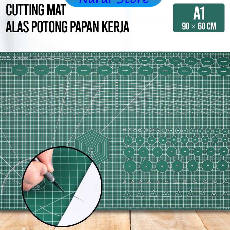 

QJH Working Pad Cutting Mat Alas Potong Papan Kerja A1 9 x 6 cm QJ4