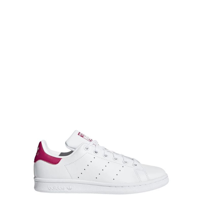 [NEW ORIGINAL] adidas Stan Smith Sneakers Shoes Putih White Pink Deep Fuschia Size 39 UK6