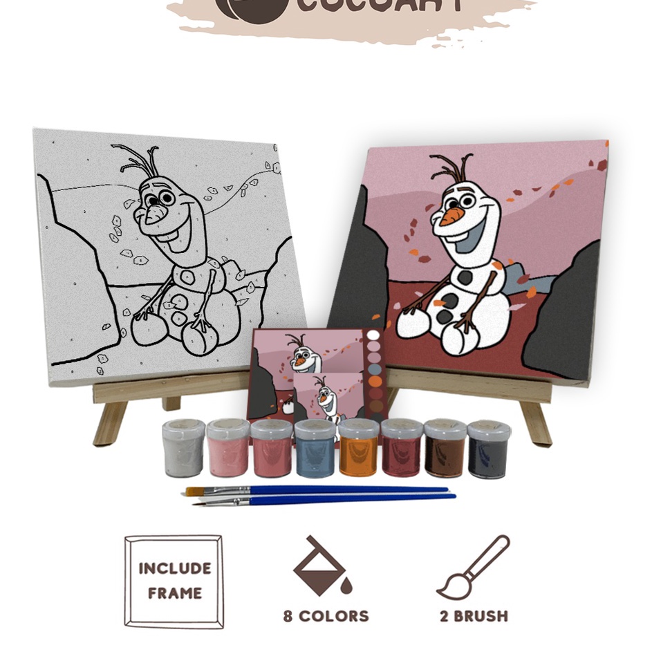 

Essential Paint By Number Kit Olaf Autumn Cocoart I Kanvas 2 x 2 cm