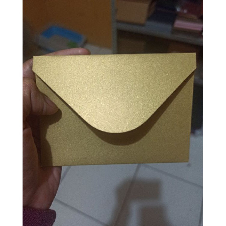 

Klasik Amplop Mini Amplop A7 Gold Dark isi 1