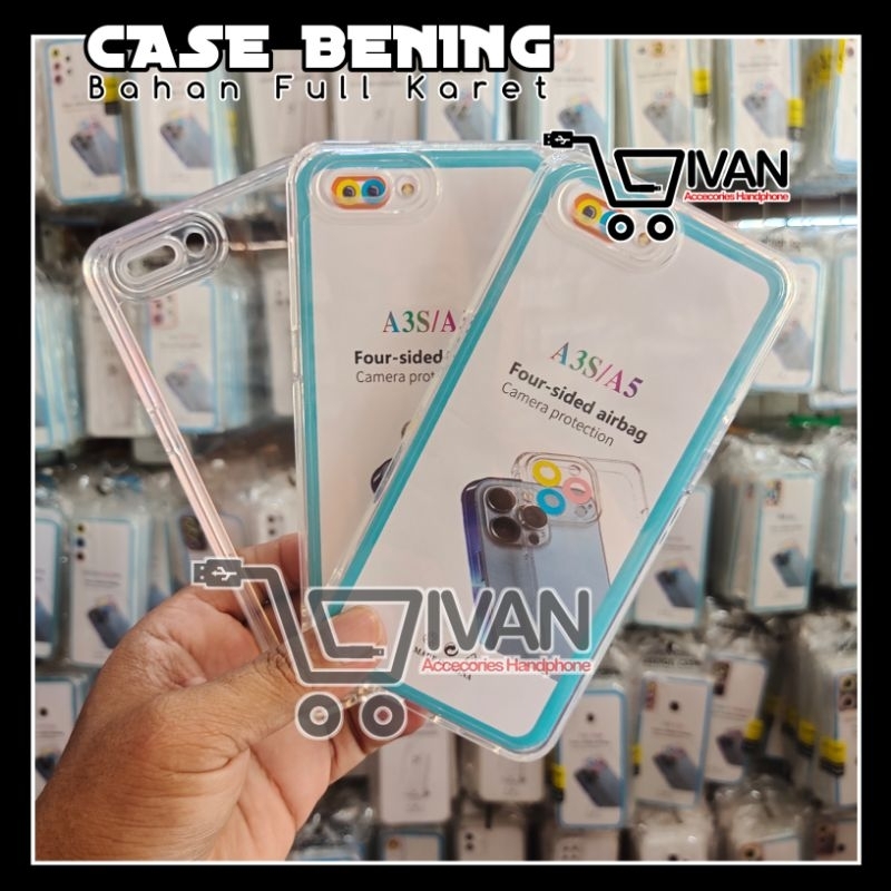 CASE BENING TRANSPARAN AIRBAG OPPO A3S / A5