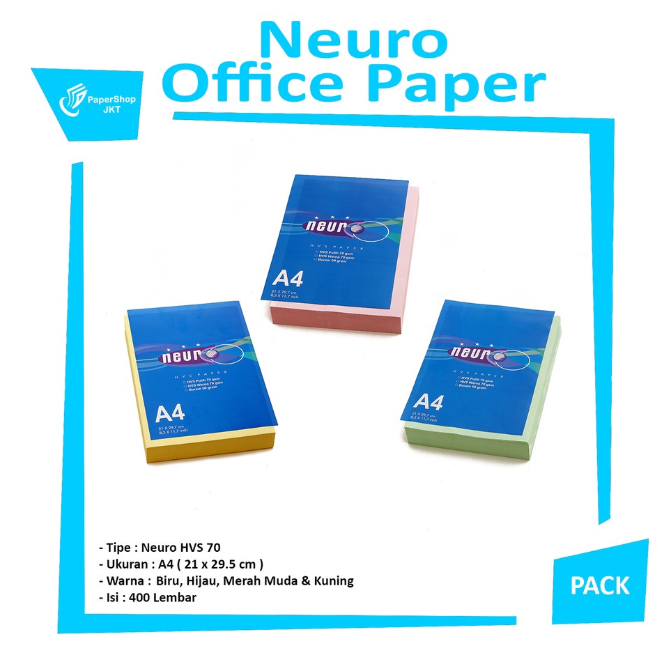 

Limitless NEURO Kes HVS Warna Warni A4 dan F4 7gsm