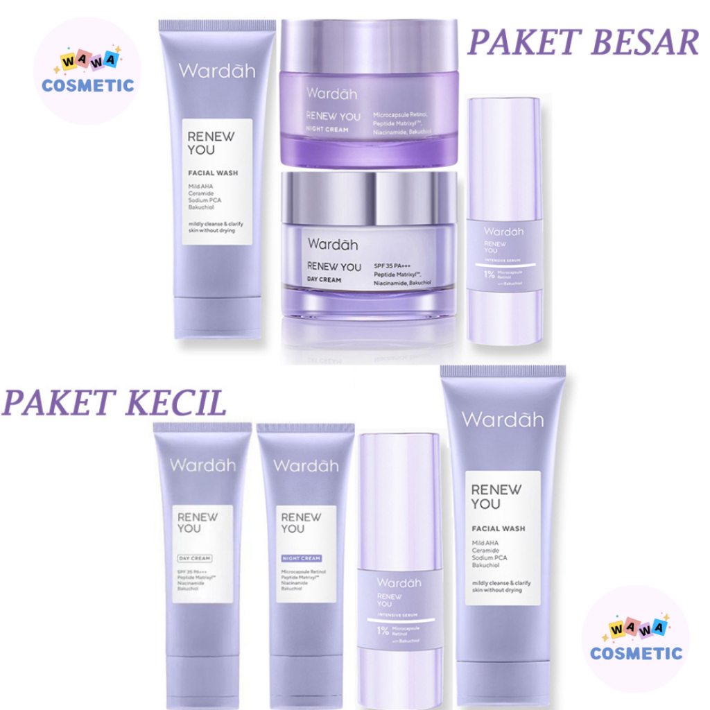 Wawa - Paket Wardah Renew You Anti Aging Set Lengkap