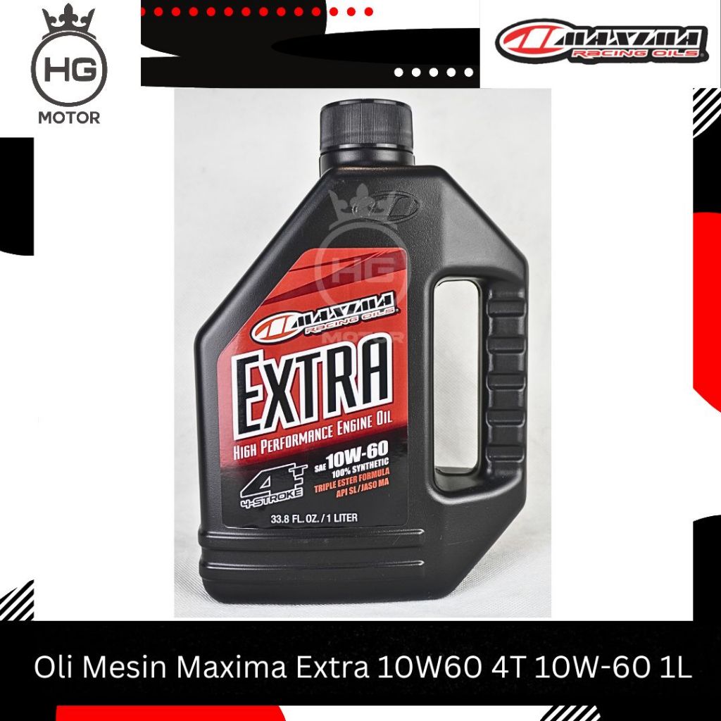 Oli Mesin Maxima Extra 10W60 4T 10W-60 1L