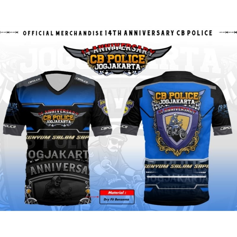 JERSEY CB POLICE 2024 / KAOS ANNIVERSARY CB POLICE 14TH BARU ORIGINAL