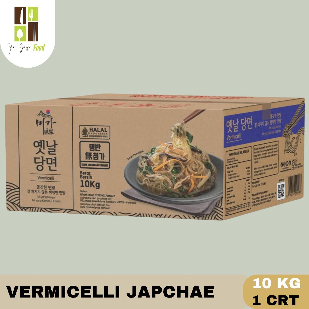 Dangmyeon / Vermicelli Korea / Japchae / Bihun Korea / Japchae Java Food Kemasan 10 KG
